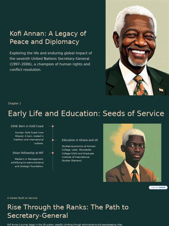 A Legacy Of Diplomacy And Peace