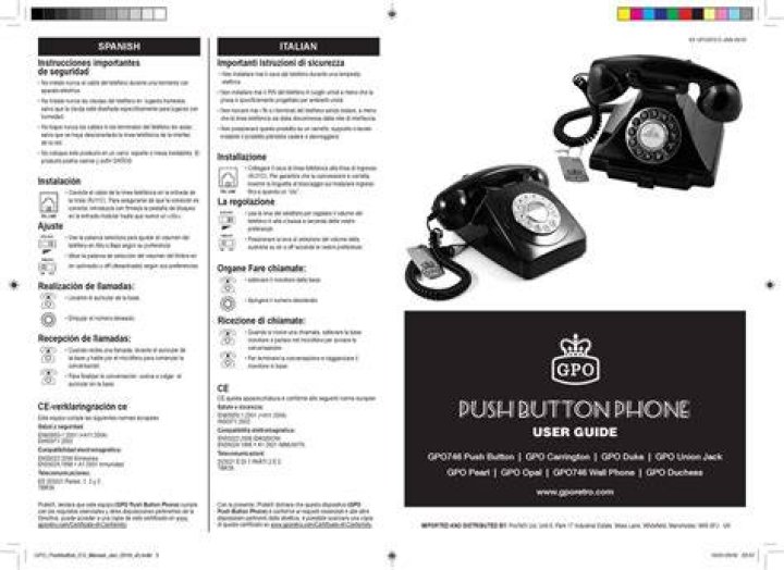 GPO 9401 USER MANUAL Pdf Download ManualsLib