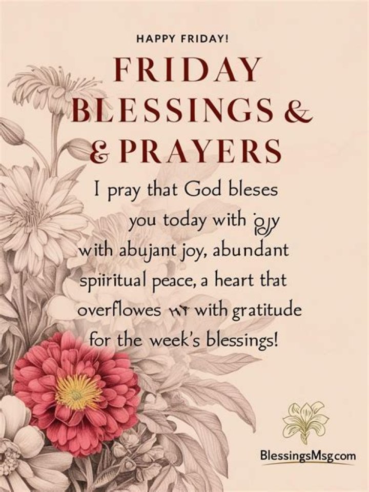Uncover The Power Of Friday Blessings And Prayers: Discoveries And Insights