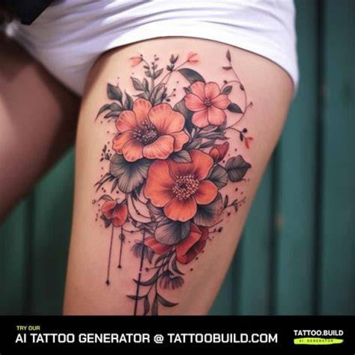 Unveil The Enchanting World Of Tattoo Thigh Flowers